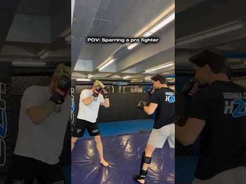 Sparring a pro fighter 🤕🫡 #mma #ufc #kickboxing #muaythai