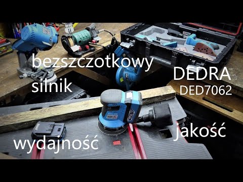 Dedra Akumuliatorinis ekscentrinis lifuoklis 18V 125 mm beepetelinis video