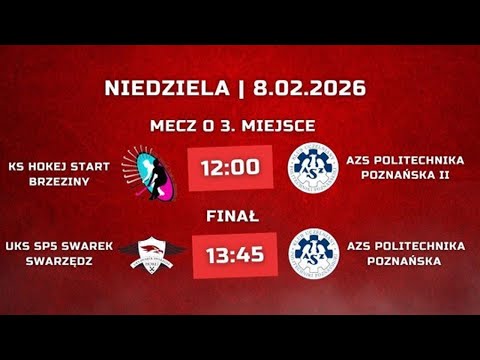 KS Hokej Start Brzeziny - AZS Politechnika Poznańska II | mecz o 3 miejsce | HMP Seniorek