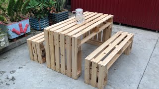 The Ultimate Pallet Outdoor Furniture - Beautiful and Convenient Patio Tables and Chairs