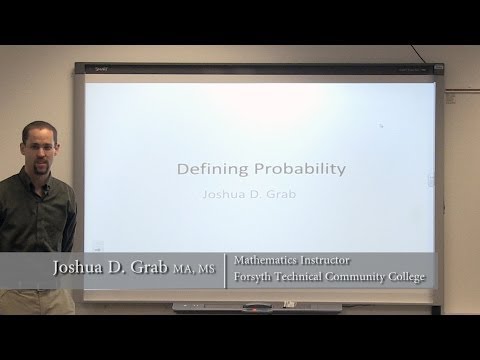 Defining Probability