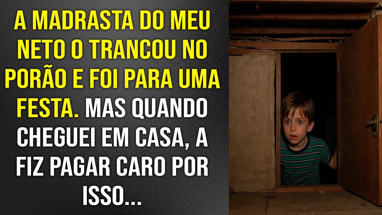 Meu neto foi trancado SOZINHO no porão de casa pela sua MADRASTA. Quando o vi, eu não me segurei e..