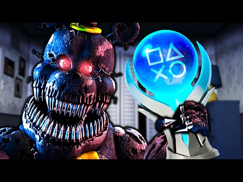 Five Nights at Freddy's 4 Platinum Trophy is HORRIFYING