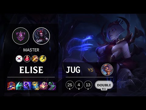 Elise Jungle vs Lillia - KR Master Patch 10.24