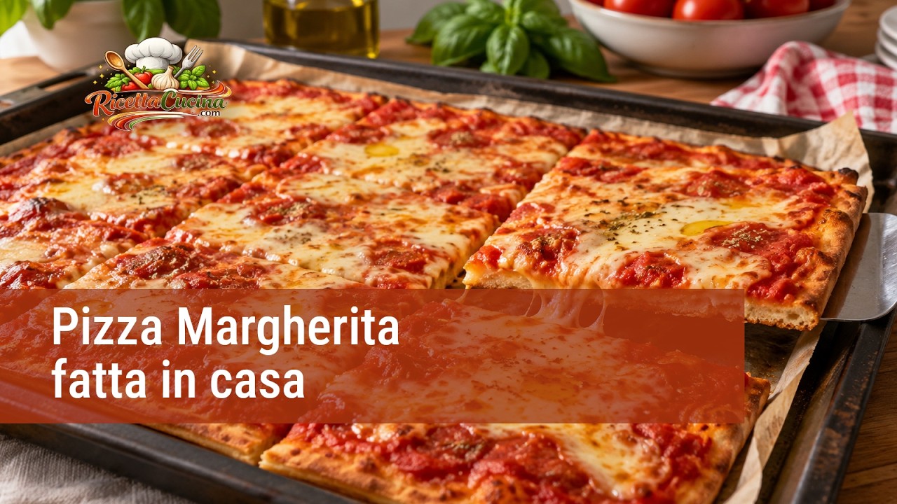 Anteprima video di Pizza Margherita Fatta in Casa