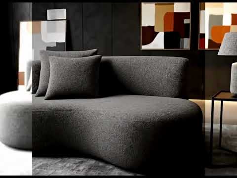 Sofá Orgânico Gaia Cinza - Montanari's Decor