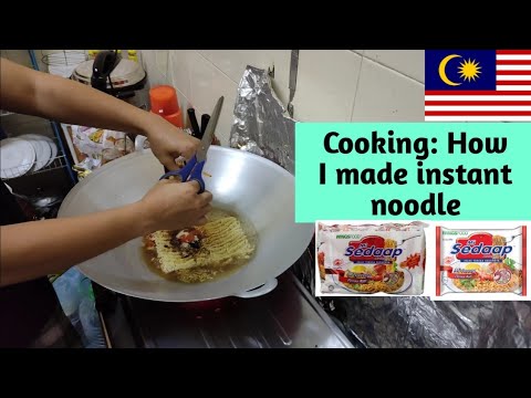 How to cook instant noodle Mi Sedap (FLOOD/ WET)