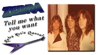Zebra - Tell me what you want 🎧(lyrics)🎵