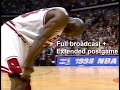 1998 NBA Eastern Conference Finals Game 7 Chicago Bulls Vs Indiana Pacers HD Extended Postgame