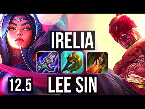 IRELIA vs LEE SIN (MID) | 2.0M mastery, 6 solo kills | BR Diamond | 12.5