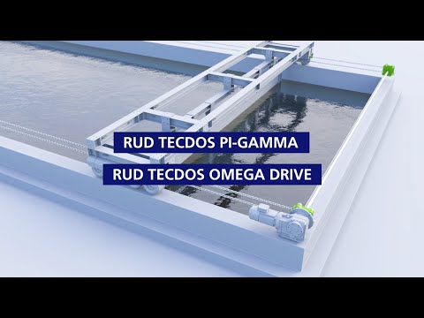 RUD TECDOS Antriebstechnik - Die Antriebslösung im Längsklärbecken