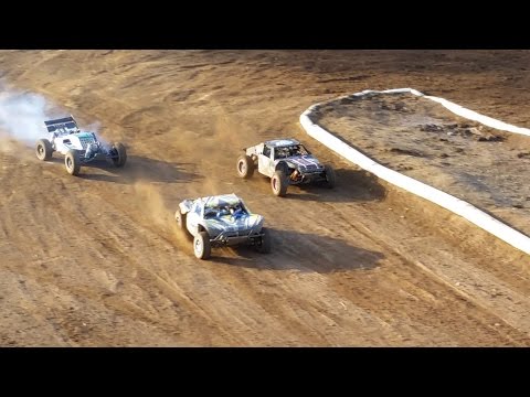Awesome 1/5th Scale Practice Race (+ Music) - Irvine Lake RC Park - Silverado, Orange County, CA