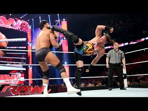 Rob Van Dam vs. Damien Sandow: Raw, April 7, 2014