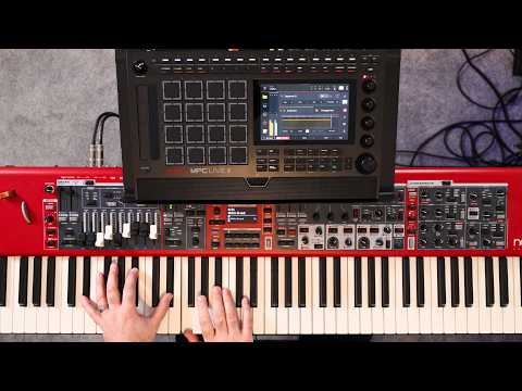 Akai MPC Live 3 and Nord Stage 4 - Powerhouse Combo! Beginners Beat Making Tutorial!