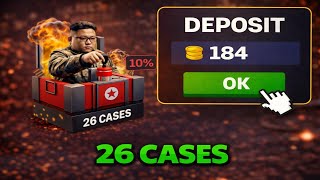 MY FRIEND DID A CRAZY ALL IN CASE BATTLE!! ON CSGO EMPIRE. LAST CASE WAS INSANE!
