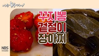 [나는농부다 221회] 꾸지뽕 겉절이와 꾸지뽕잎 장아찌