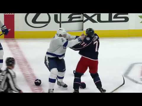 Luke Schenn vs Nick Foligno Round 2