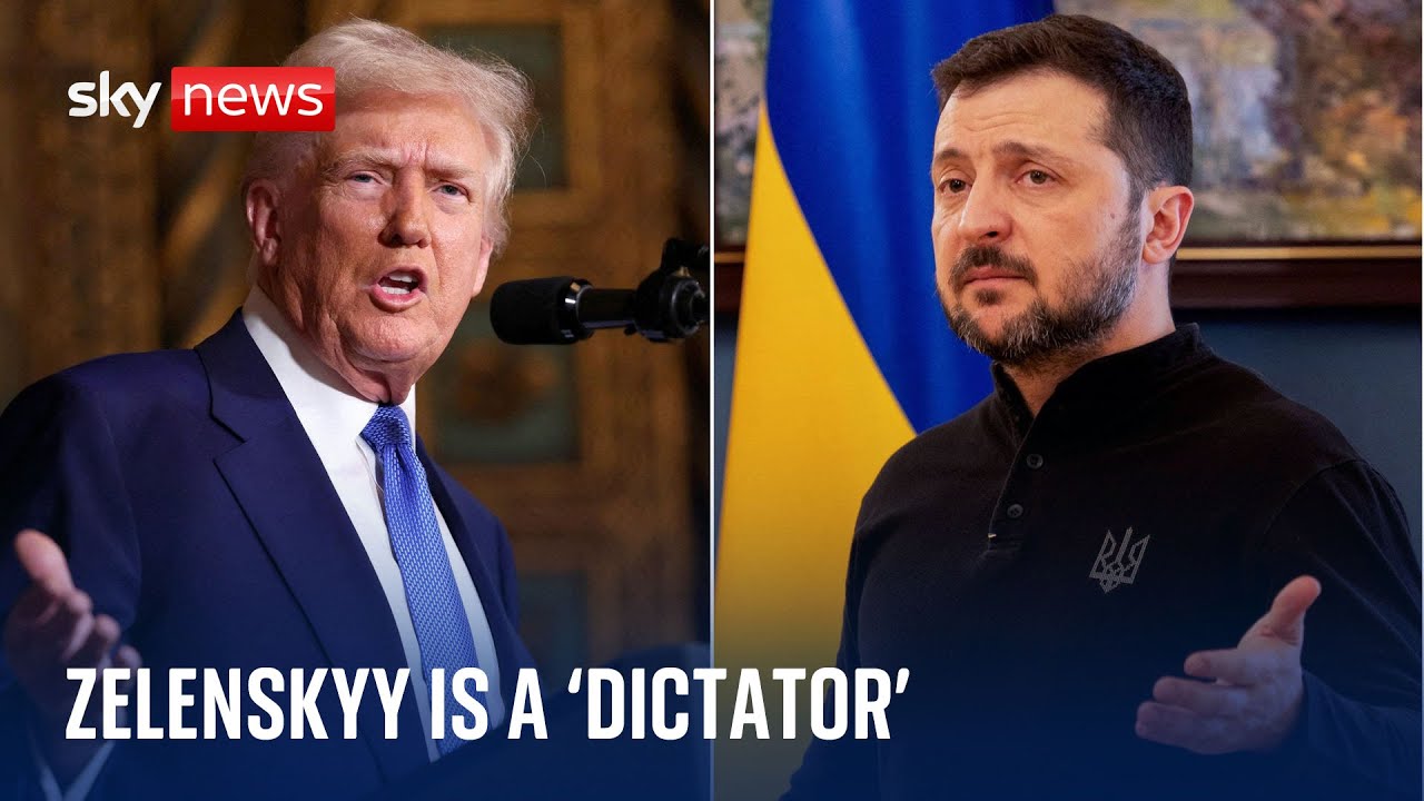 Trump calls Zelenskyy a 'dictator' who played Biden 'like a fiddle'
