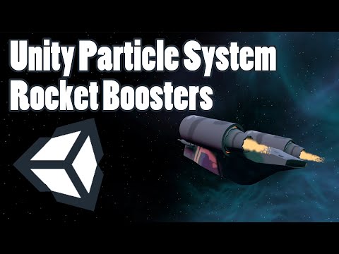 How to Make a Rocket Boost Effect using Unity's Particle System | Unity Tutorials