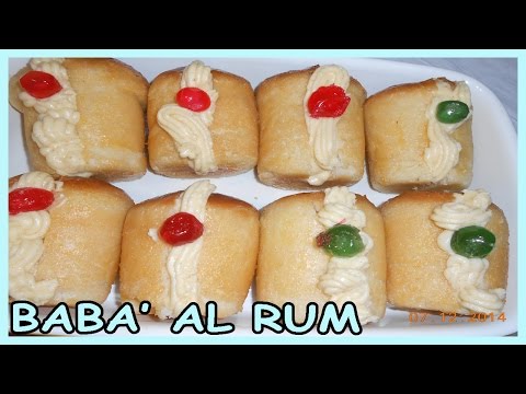 Babà al Rum con crema pasticcera - Le Ricette di Zio Roberto