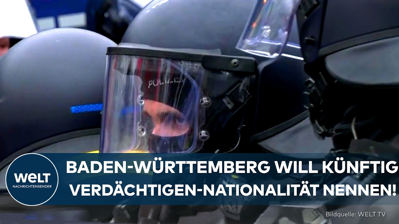 BADEN-WÜRTTEMBERG: Neuer Kurs bei Polizeimeldungen! Nationalität soll künftig immer genannt werden!