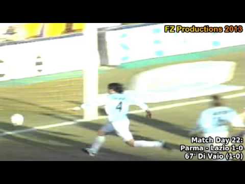 Serie A 2001-2002, day 22 Parma - Lazio 1-0 (Di Vaio goal)