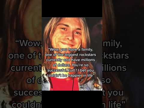 Kurt Cobain Said He Was Happy in One of His Last Interviews Months Before His Death #alternative