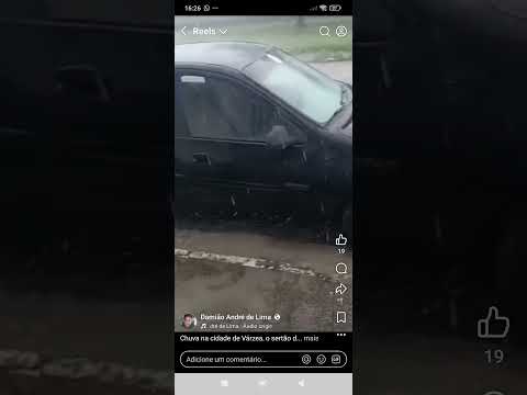 Chuva na cidade de Várzea, no sertão da Paraíba, sábado 07 de março de 2026.