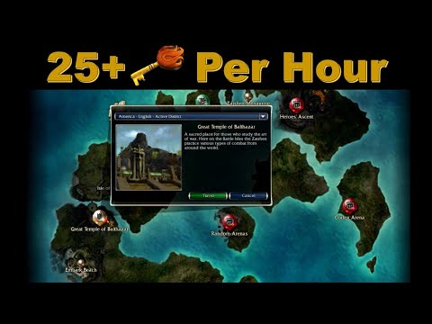 Guild Wars BEST Zaishen Key Farm