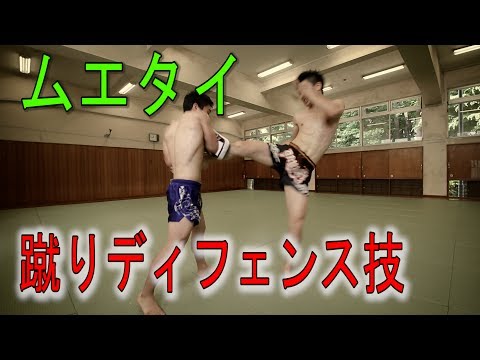 【ムエタイ】蹴りで攻める相手を”KO”する!!【ミドルキックを止めるトレーニング】