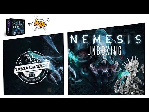 Nemesis Unboxing & Nyereményjáték feat. Társasjátékok.com - Fun With Geeks