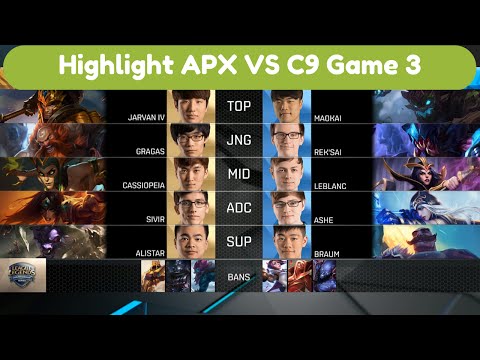 Highlight APX vs C9 | Game 3