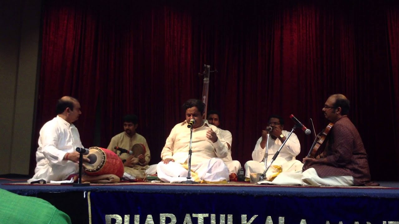 Dr. Sirkali Sivachidambaram performing at Bharathi Kala Manram