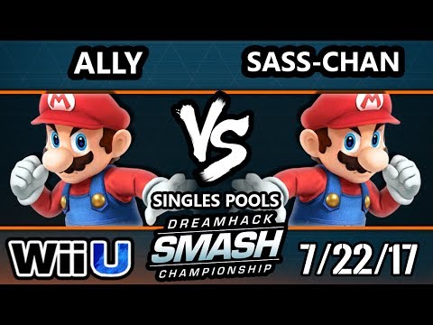 DHATL17 Smash 4 - C9 | Ally (Mario) Vs. Sass-Chan (Mario) - WiiU Singles Pools - Smash Wii U