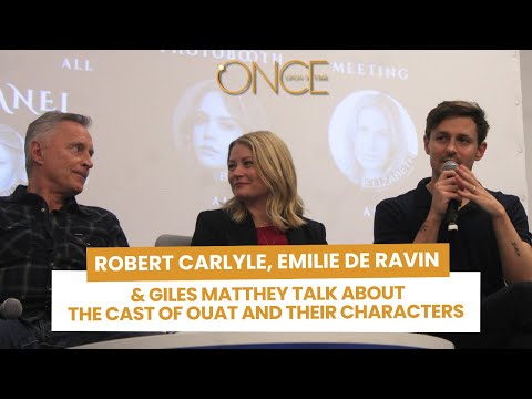 Robert Carlyle, Emilie de Ravin & Giles Matthey share their favorite line of OUAT