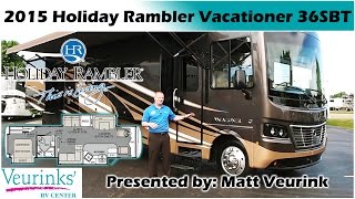 preview picture of video 'New 2015 36SBT Vacationer Holiday Rambler Class A Gas Motorhome | Grand Rapids, MI'