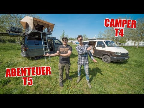 XL ROOMTOUR ! - Camper VW T4 vs. Adventure T5 ! | ItsMarvin und Mathisox