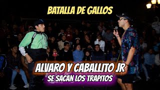Alvaro vs Caballito Jr batalla de gallos , Se sacan los trapitos 🤣🔥🎙️