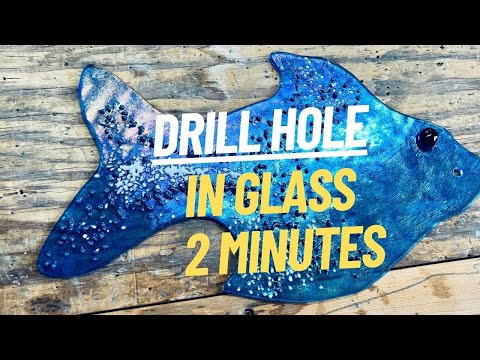 Drill a Hole in Glass in 2 Minutes with 6 Easy Steps - Step by Step and All the Tools You Need