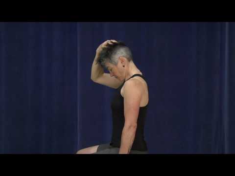 Neck extensor stretching - YouTube video thumbnail.