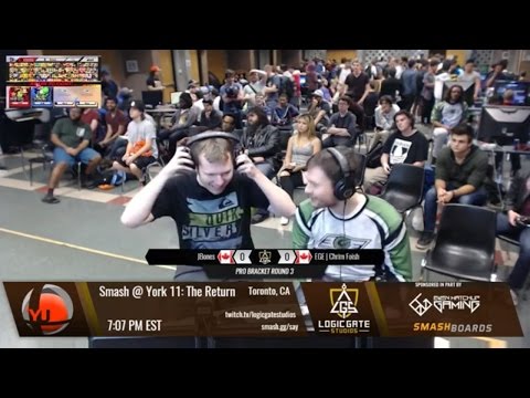 Smash at York 11 - EGE Chrim Foish (Diddy) vs JBones (Yoshi) - SSB4 WR3