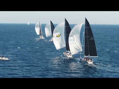 Swan 45 racing at the Rolex Swan Cup