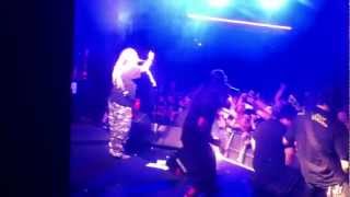 CONTRIVE on stage with CAVALERA CONSPIRACY 2012