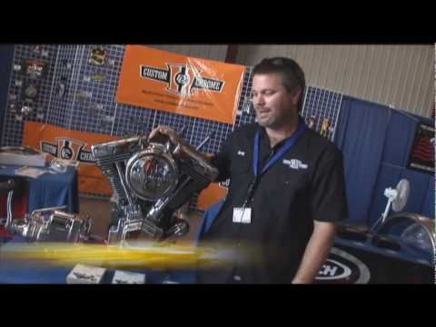 J&P Cycles Custom Chrome Rev Tech Motorcycle Engine