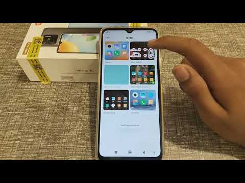 How to change icon style in Redmi 10 phone