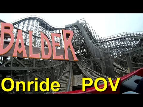Liseberg - Balder - POV - Onride - Off Ride - Backstage - Balder front seat on-ride 2018