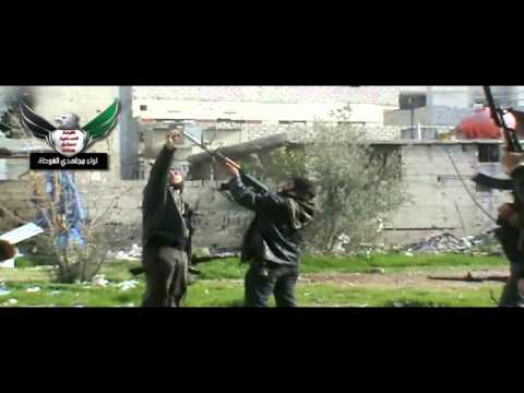 استهداف لواء مجاهدي الغوطة بالأنيرجا مواقع قوات النظام في الغوطة الشرقية