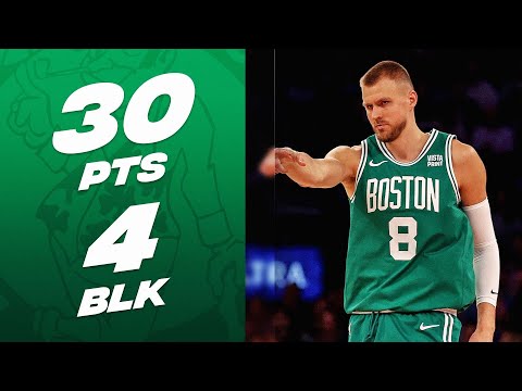 Kristaps Porziņģis Makes Celtics Franchise History In Debut At MSG!