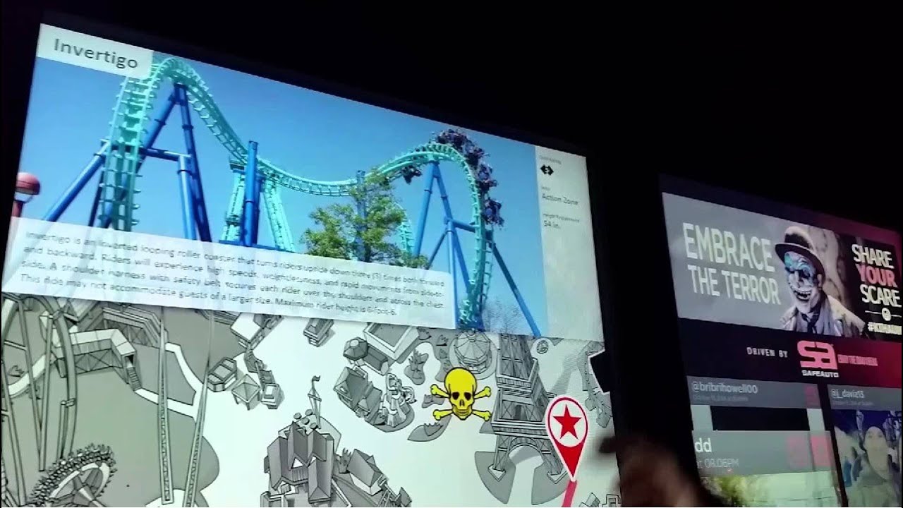 Kings Island Interactive Map