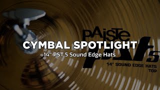 Video thumbnail for PAISTE CYMBALS - 14" PST 5 Sound Edge Hats by Paiste Cymbals